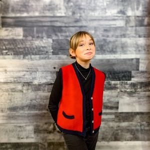 Vintage Red Vest
